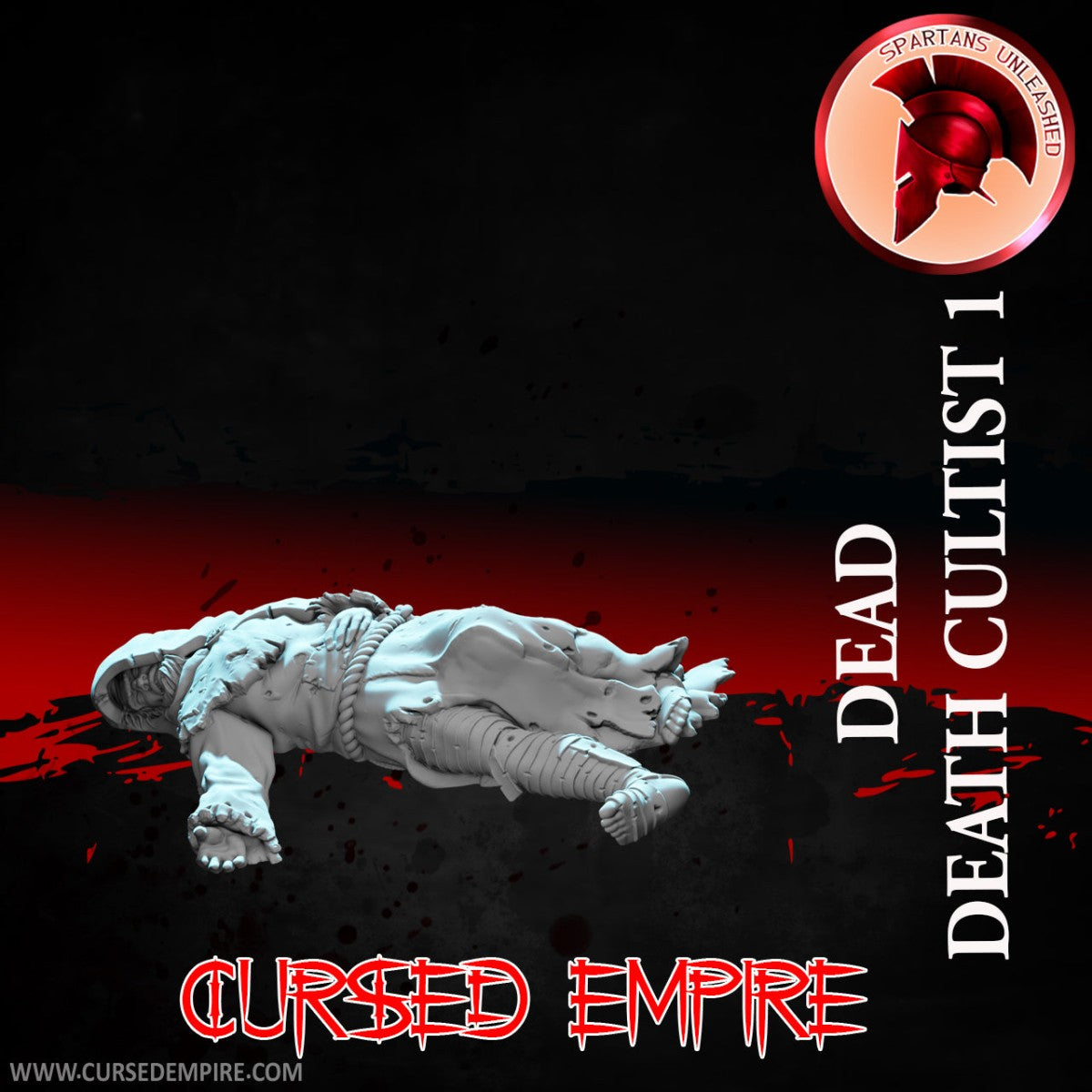 Tabletop Gaming Miniature - Dead Death Cultist 1 - Unpainted