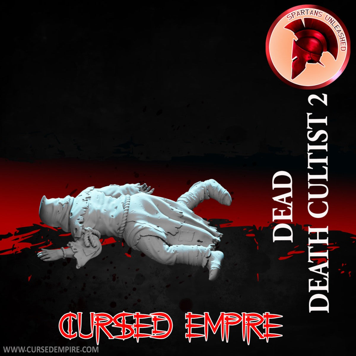 Tabletop Gaming Miniature - Dead Death Cultist 2 - Unpainted