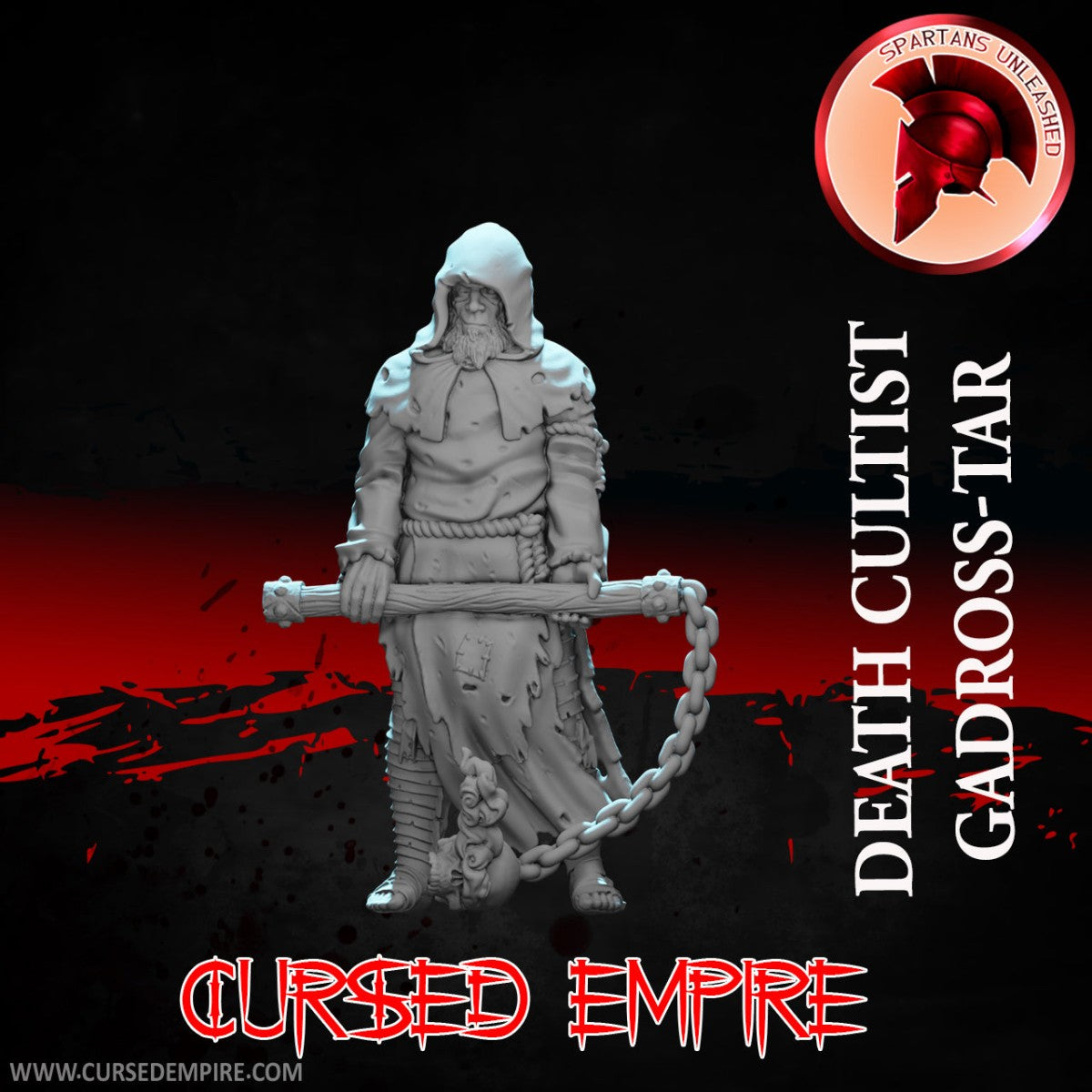Tabletop Gaming Miniature - Death Cultist - Gadross-Tar - Unpainted