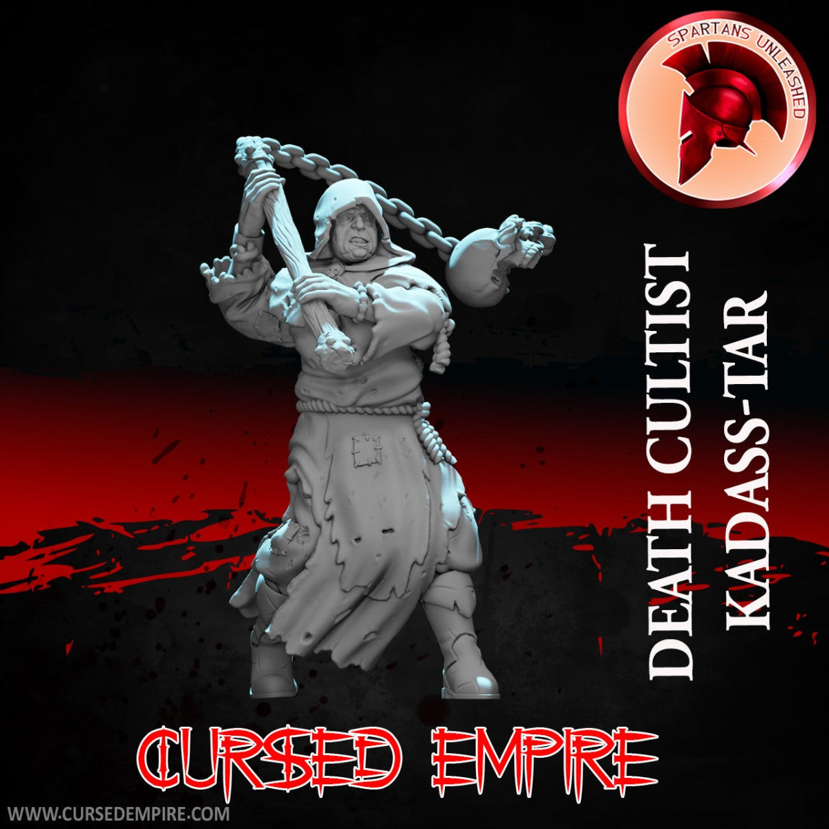 Tabletop Gaming Miniature - Death Cultist - Kadass-Tar - Unpainted