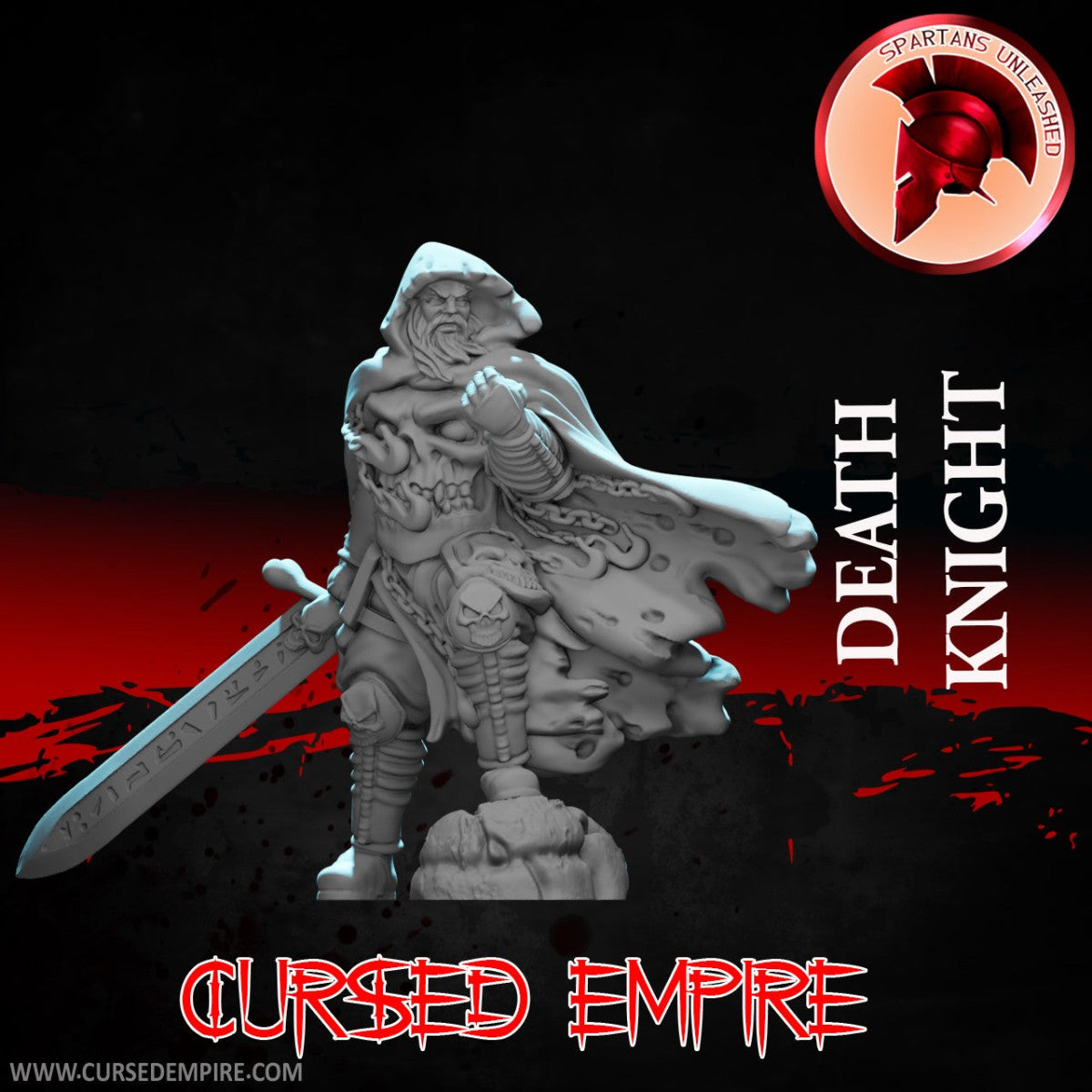 Tabletop Gaming Miniature - Death Knight - Unpainted