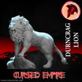 Tabletop Gaming Miniature - Durncrag Lion - Unpainted