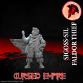 Tabletop Gaming Miniature - Faldor Thief Siggos-Sil - Unpainted