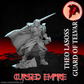 Tabletop Gaming Miniature - Guard of Telvar Theo Lasoss - Unpainted