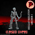 Tabletop Gaming Miniature - Helgat Skeleton Archer 1 - Unpainted