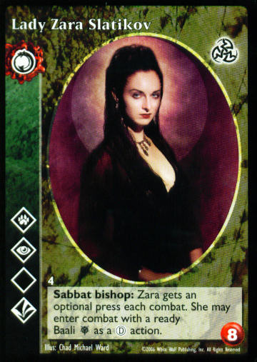 Lady Zara Slatikov [Third set] - VTES CCG