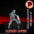Tabletop Gaming Miniature - Helgat Skeleton Spearman 2N - Unpainted