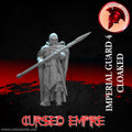 Tabletop Gaming Miniature - Imperial Guard (Cloaked) 4 - Unpainted