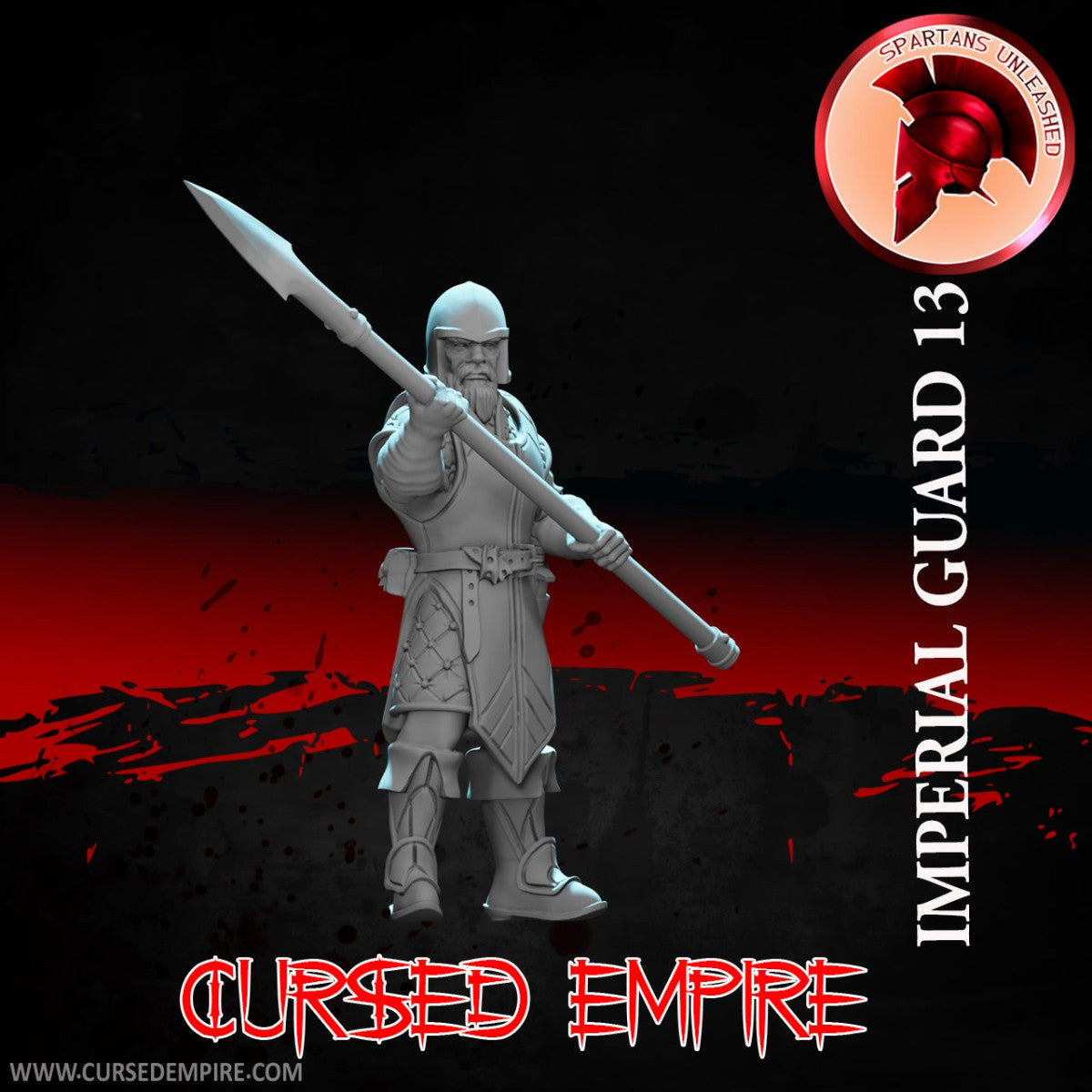 Tabletop Gaming Miniature - Imperial Guard 13 - Unpainted