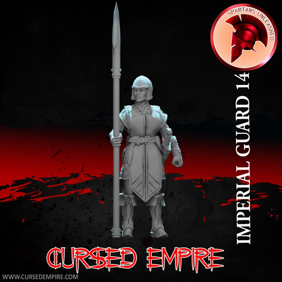 Tabletop Gaming Miniature - Imperial Guard 14 - Unpainted
