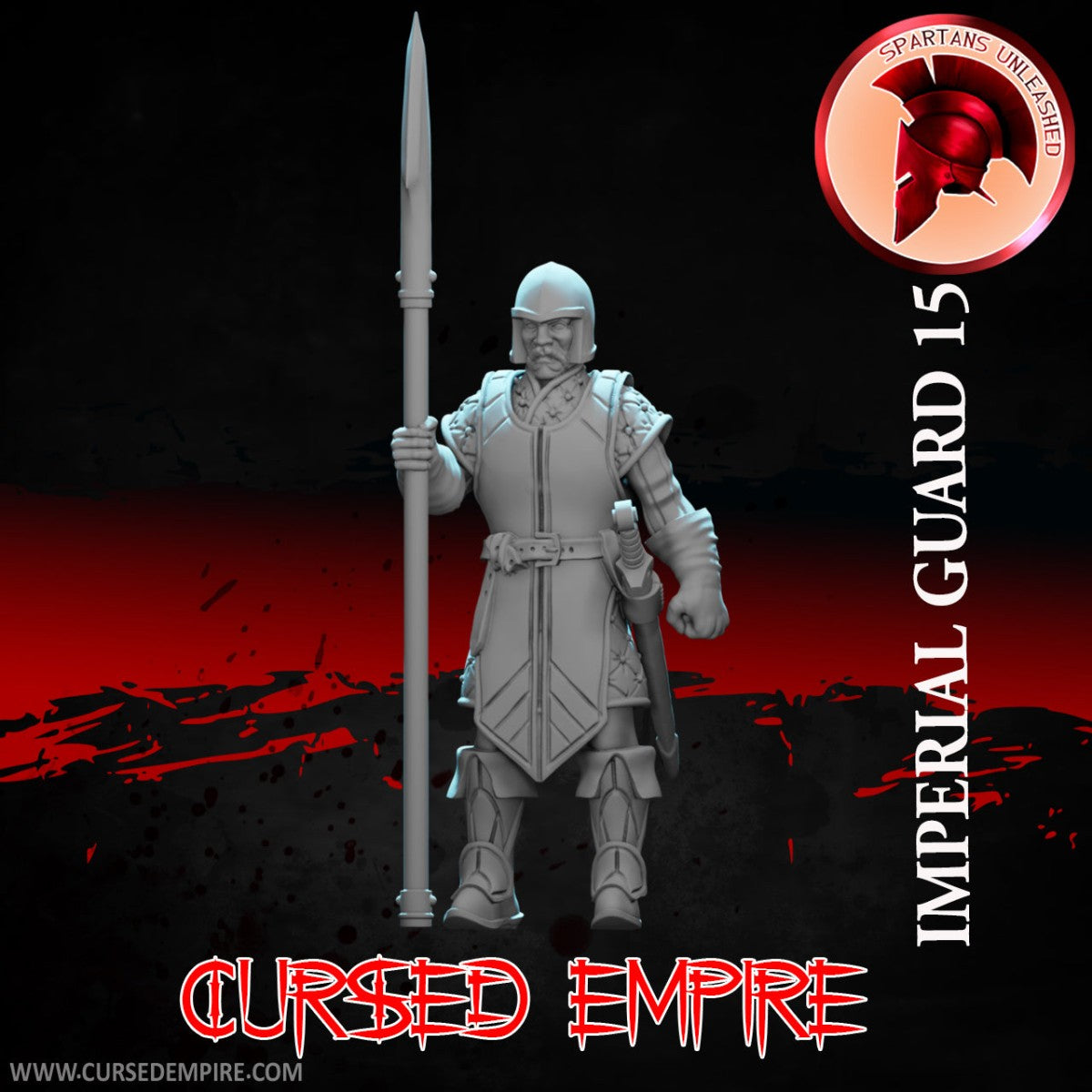 Tabletop Gaming Miniature - Imperial Guard 15 - Unpainted