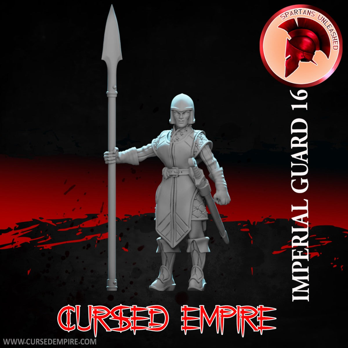 Tabletop Gaming Miniature - Imperial Guard 16 - Unpainted