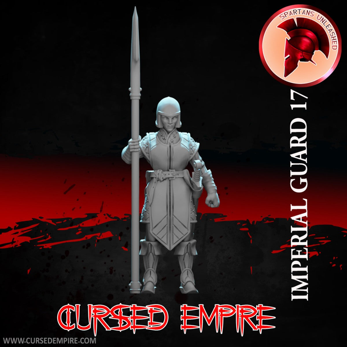 Tabletop Gaming Miniature - Imperial Guard 17 - Unpainted