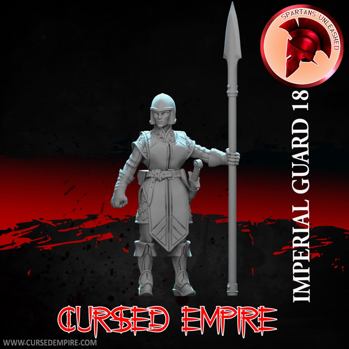 Tabletop Gaming Miniature - Imperial Guard 18 - Unpainted