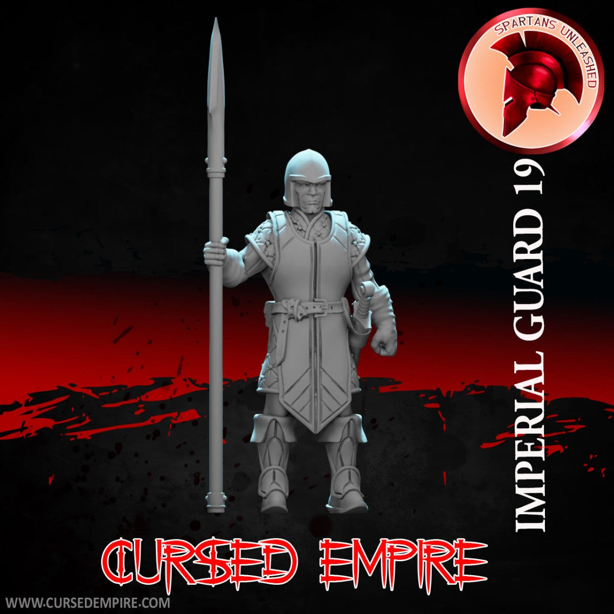 Tabletop Gaming Miniature - Imperial Guard 19 - Unpainted