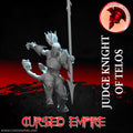 Tabletop Gaming Miniature - Judge Knight of Telos - Unpainted