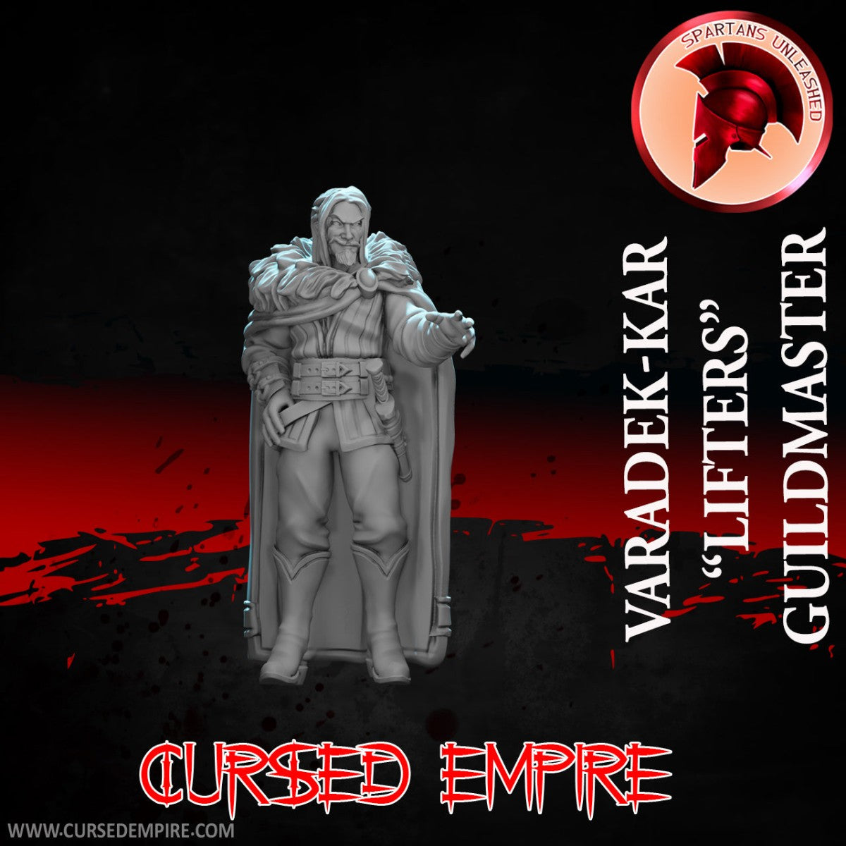 Tabletop Gaming Miniature - Lifters Guildmaster Varadek-Kar - Unpainted