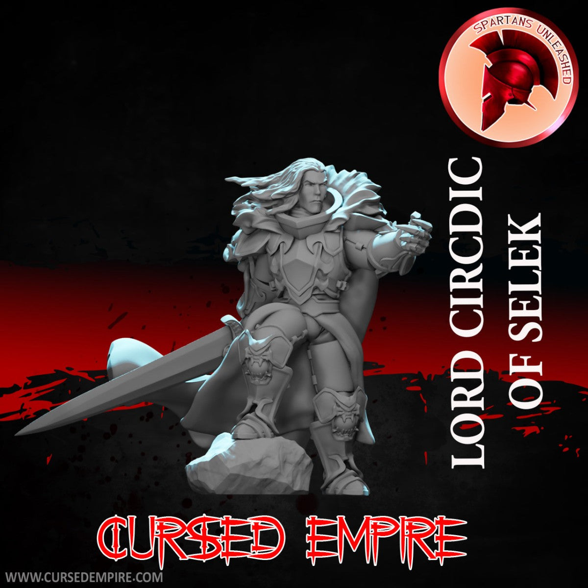 Tabletop Gaming Miniature - Lord Cirdic of Selek - Unpainted