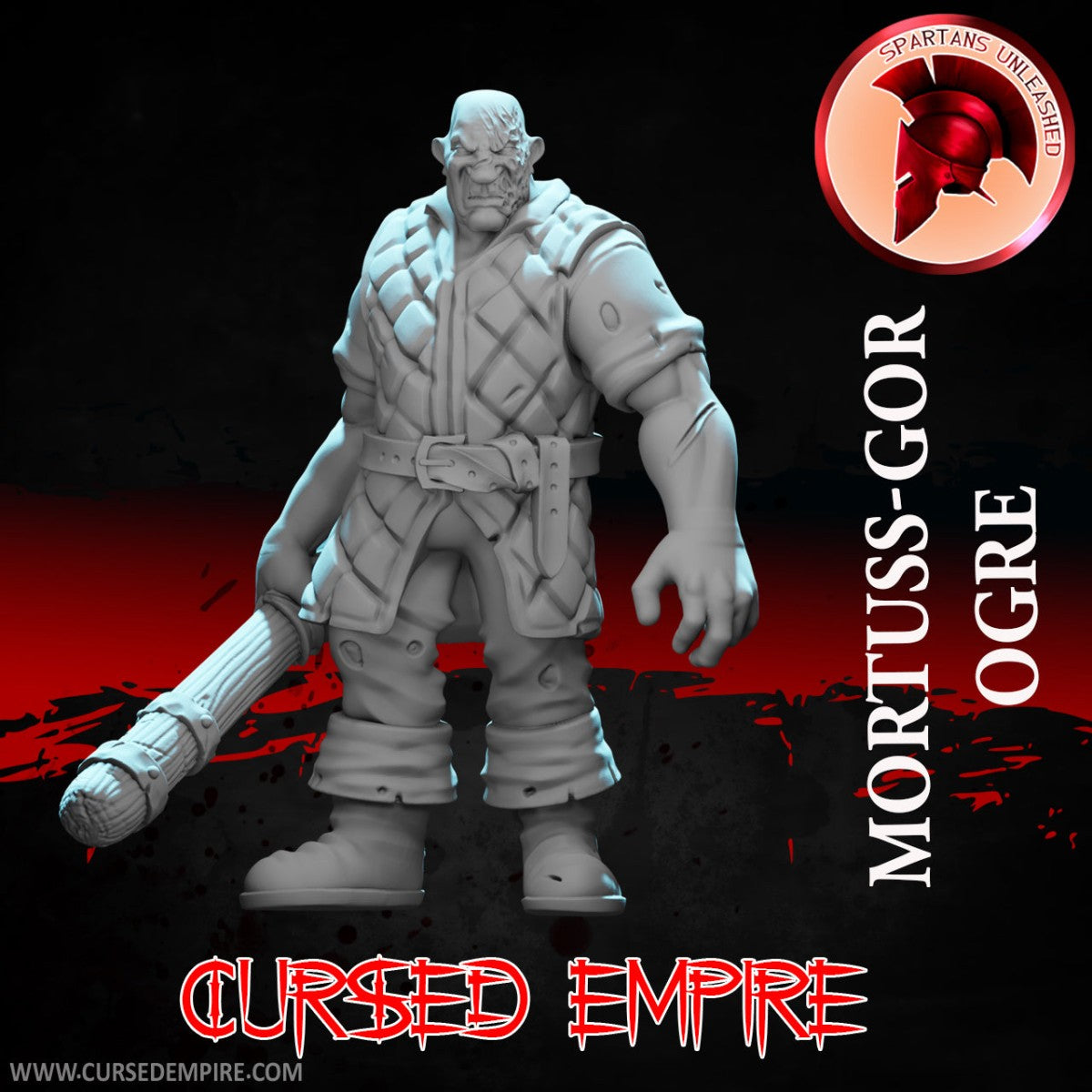 Tabletop Gaming Miniature - Ogre Mortuss-Gor - Unpainted