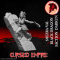 Tabletop Gaming Miniature - Shezra-Val - Black Dragon Faction Darkun - Unpainted