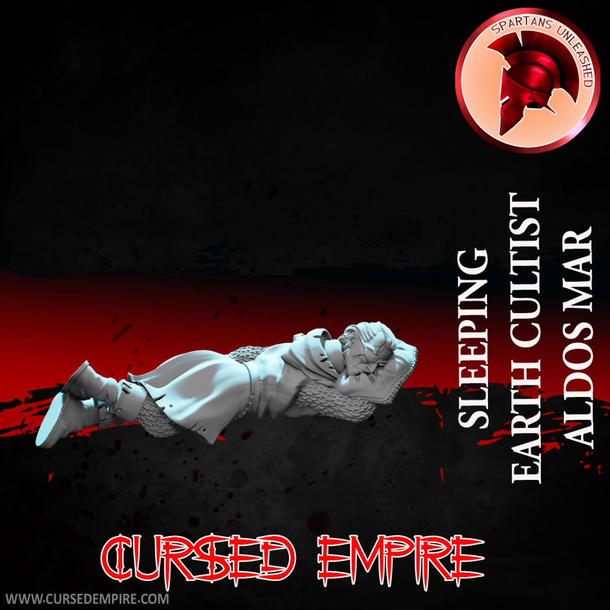 Tabletop Gaming Miniature - Sleeping Earth Cultist Aldos Mar - Unpainted