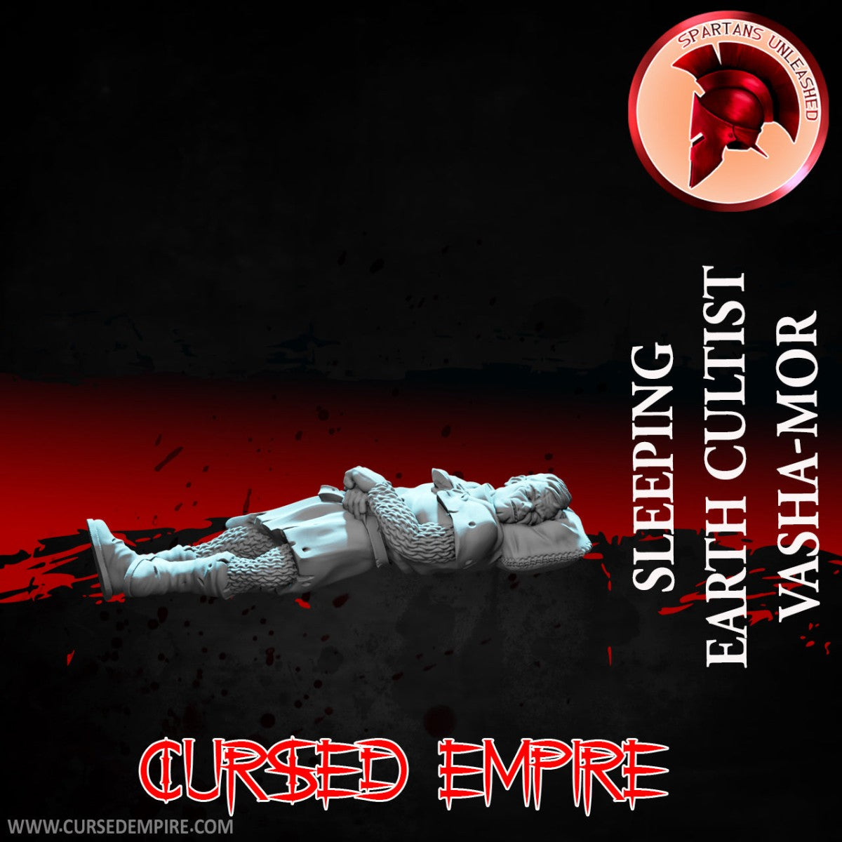 Tabletop Gaming Miniature - Sleeping Earth Cultist Vasha-Mor - Unpainted