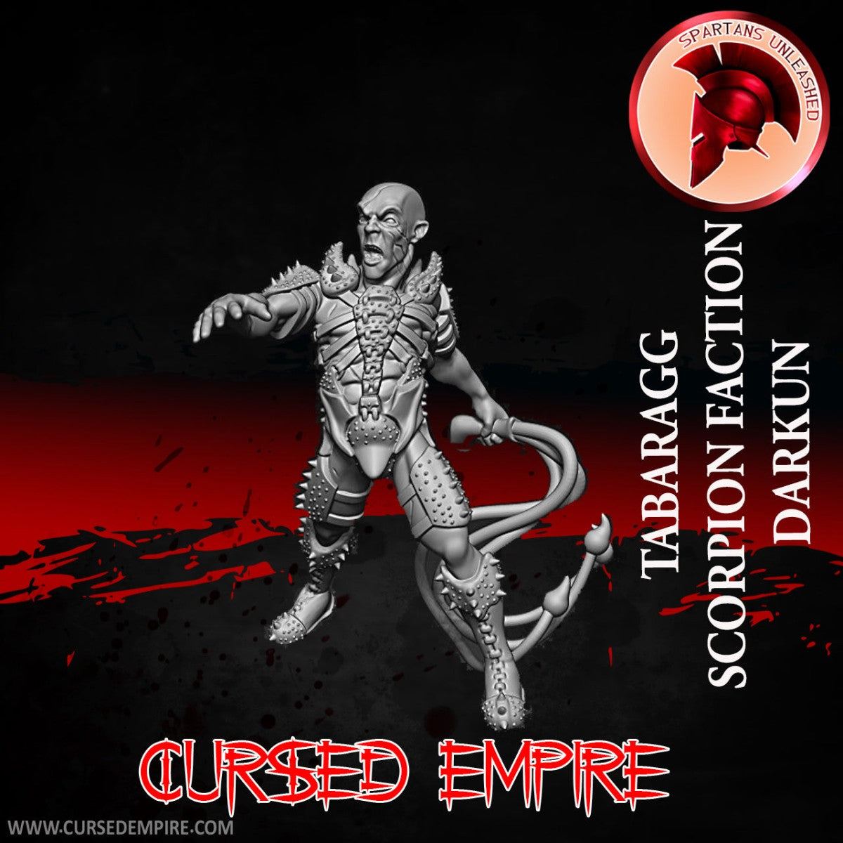 Tabletop Gaming Miniature - Tabaragg - Scorpion Faction Darkun - Unpainted