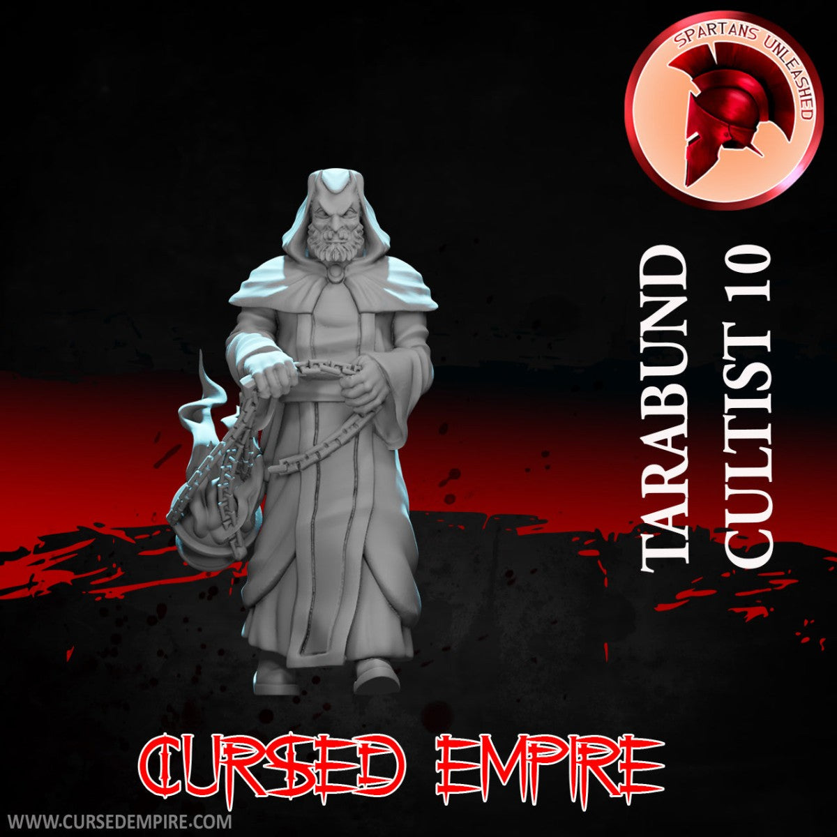 Tabletop Gaming Miniature - Tarabund Cultist 10 - Unpainted
