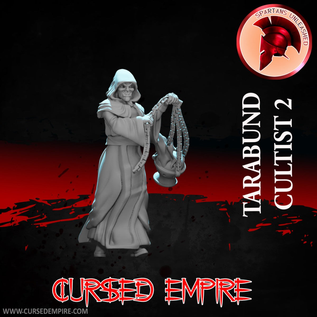 Tabletop Gaming Miniature - Tarabund Cultist 2 - Unpainted