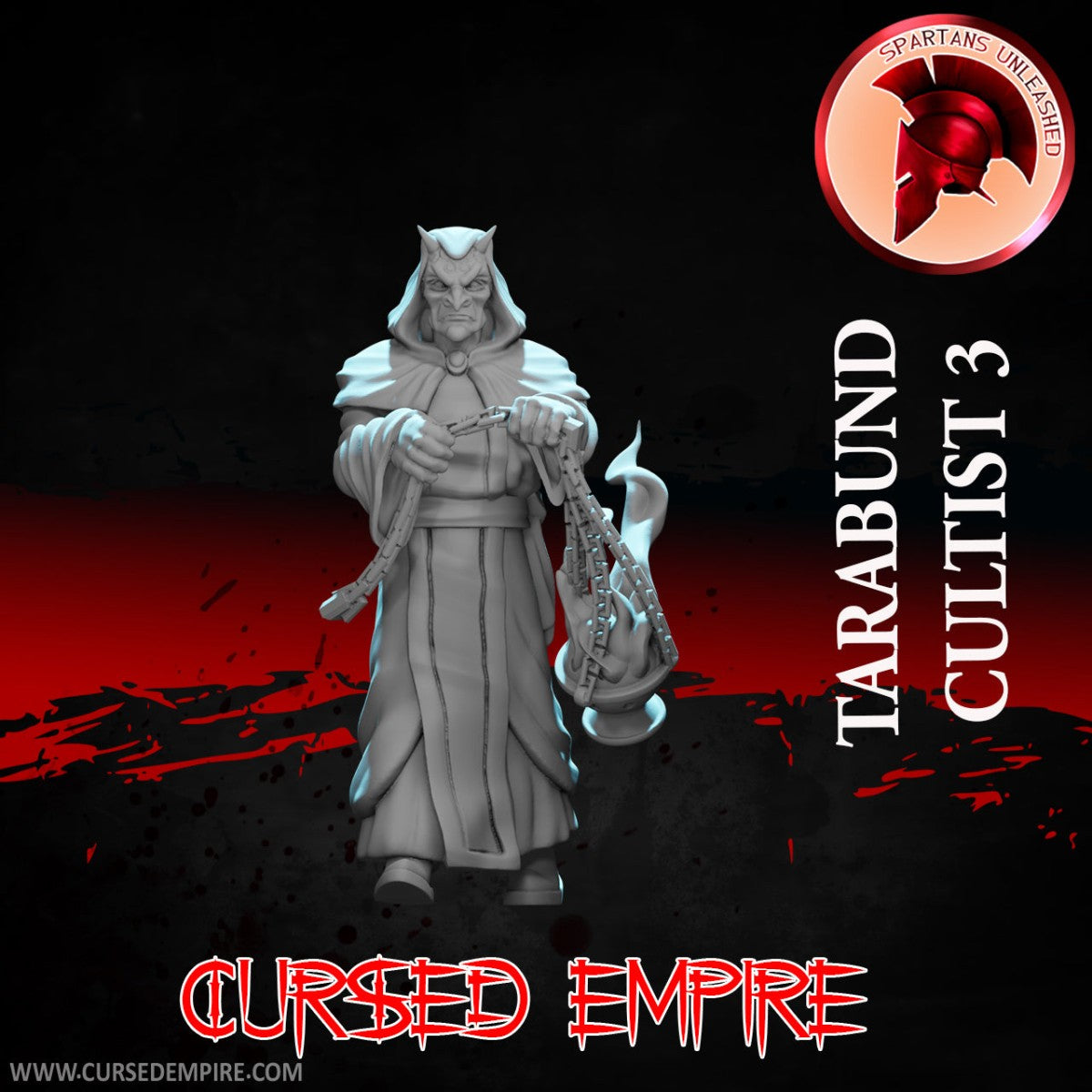Tabletop Gaming Miniature - Tarabund Cultist 3 - Unpainted