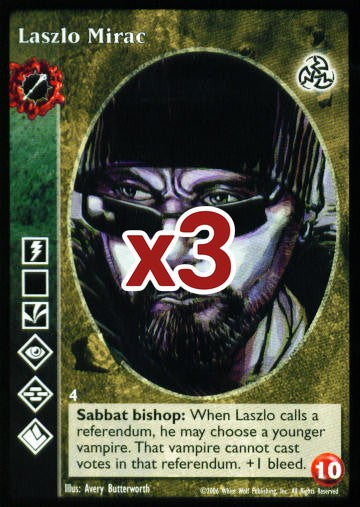 Laszlo Mirac [Third set] - VTES CCG
