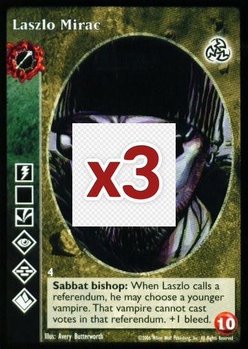 Laszlo Mirac [Third set] - VTES CCG