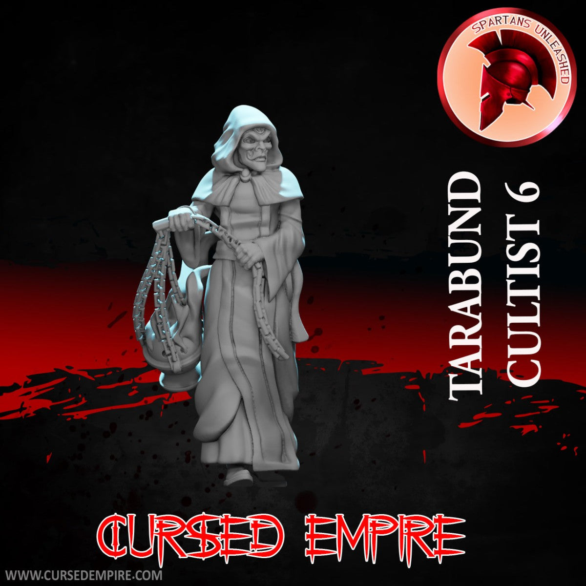 Tabletop Gaming Miniature - Tarabund Cultist 6 - Unpainted