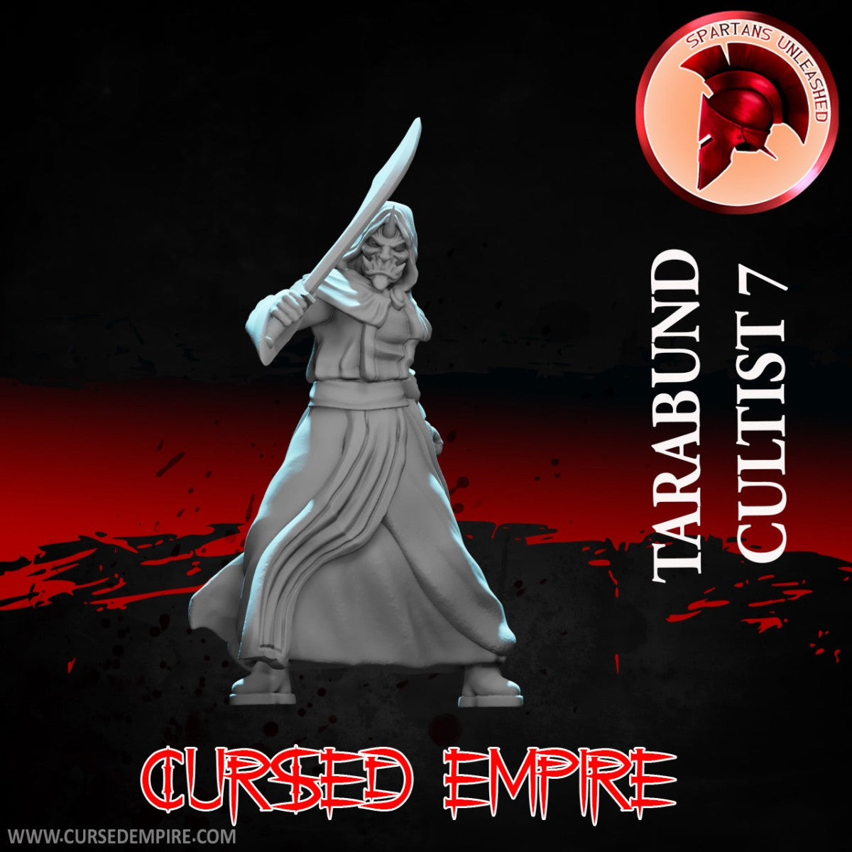 Tabletop Gaming Miniature - Tarabund Cultist 7 - Unpainted
