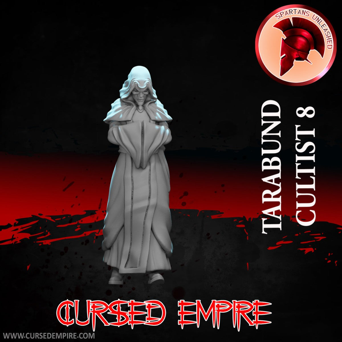 Tabletop Gaming Miniature - Tarabund Cultist 8 - Unpainted