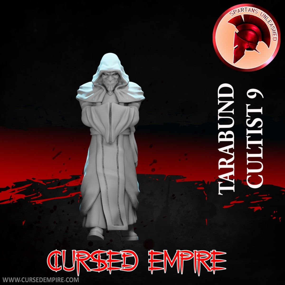 Tabletop Gaming Miniature - Tarabund Cultist 9 - Unpainted