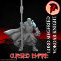 Tabletop Gaming Miniature - Vokdar Knight Lord Siegfried - Unpainted