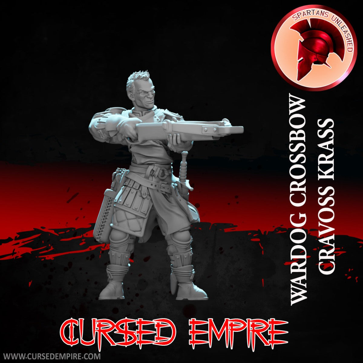 Tabletop Gaming Miniature - War Dog Crossbow Cravoss Krass - Unpainted