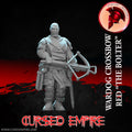 Tabletop Gaming Miniature - War Dog Crossbow Red "The Bolter" - Unpainted