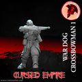 Tabletop Gaming Miniature - War Dog Crossbowman 1 - Unpainted
