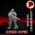 Tabletop Gaming Miniature - War Dog Crossbowman 7 - Unpainted