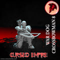 Tabletop Gaming Miniature - War Dog Crossbowman 8 - Unpainted
