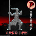 Tabletop Gaming Miniature - Warrior-Priest 1 - Unpainted