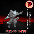 Tabletop Gaming Miniature - White Order Elios Elite 2 - Unpainted