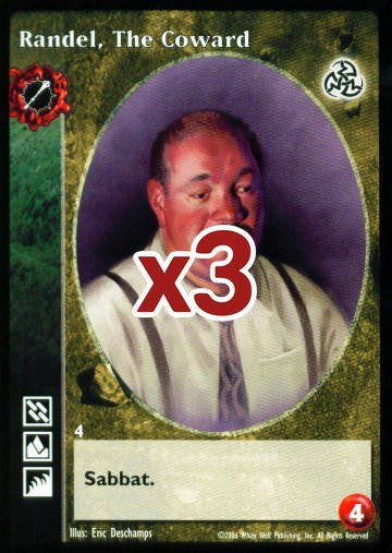 Randel, The Coward [Third set] - VTES CCG