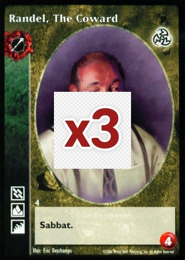 Randel, The Coward [Third set] - VTES CCG