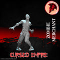 Tabletop Gaming Miniature - Zombie Merchant - Unpainted