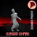 Tabletop Gaming Miniature - Zombie Priest - Unpainted