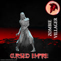 Tabletop Gaming Miniature - Zombie Villager - Unpainted