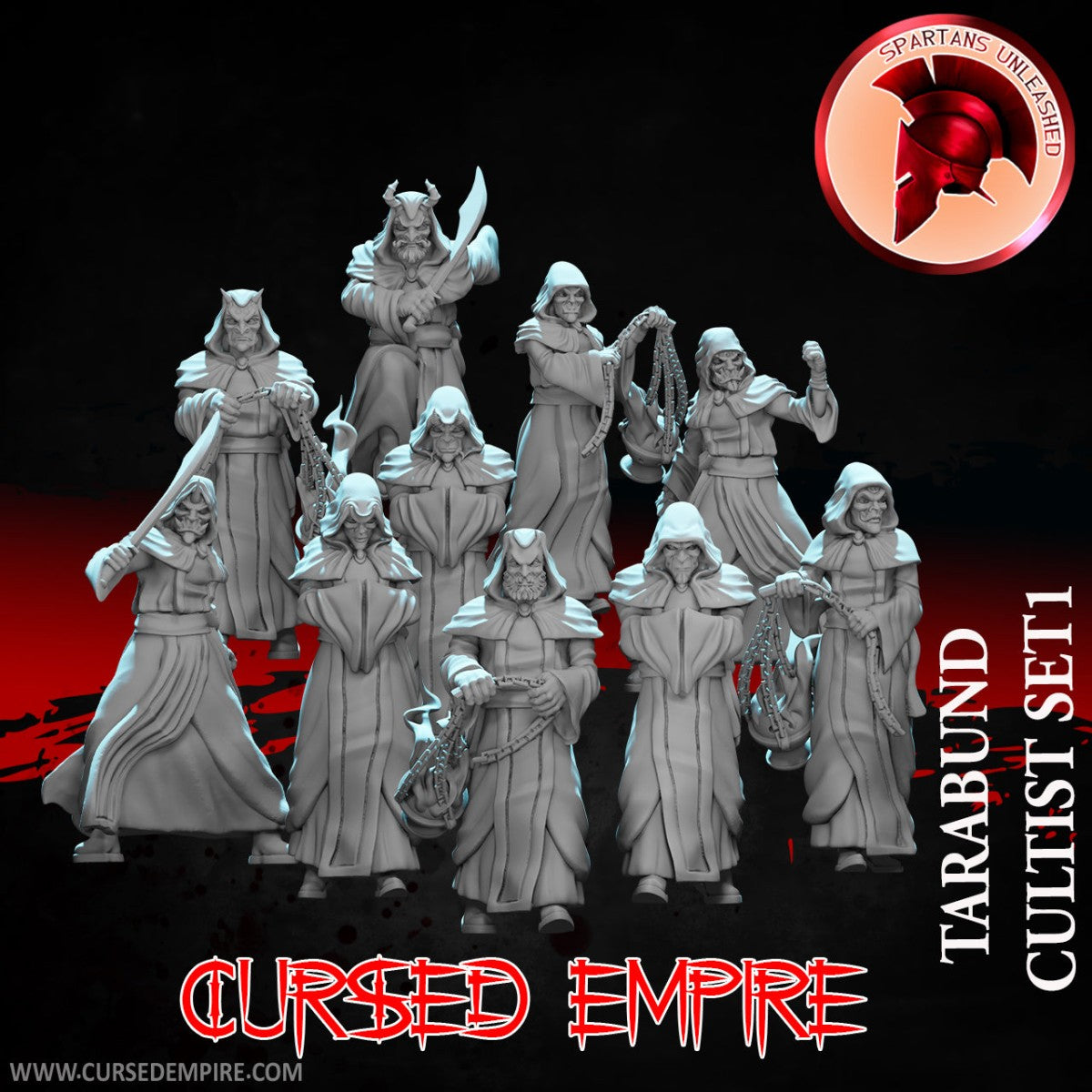 Cultistes de Tarabund - Set 1 - Miniatures - Lot de 10